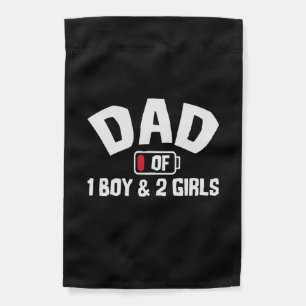 Grandfather Quotes   Dad Of One Boy Garden Flag