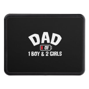 Grandfather Quotes Dad Of One Boy Hitch Cover
