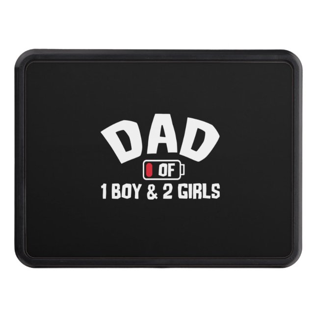 Grandfather Quotes | Dad Of One Boy Hitch Cover (Front)