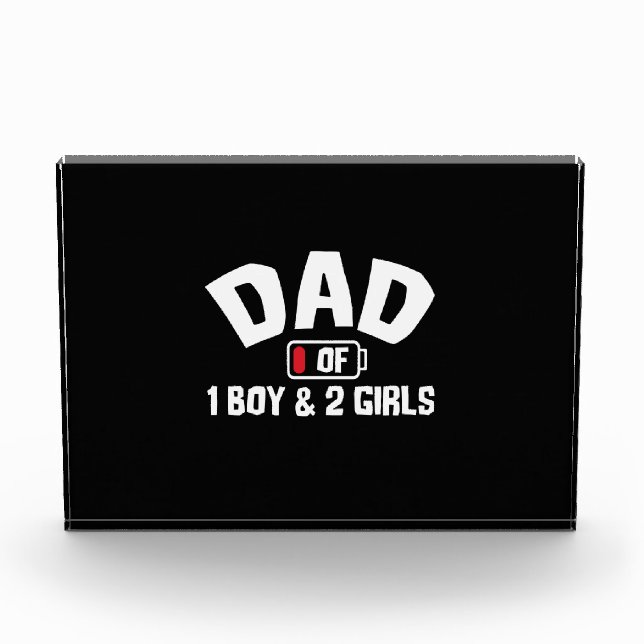 Grandfather Quotes | Dad Of One Boy Photo Block (Front)