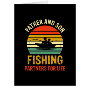 Grandfather Quotes Father And Son Fishing Partner Card