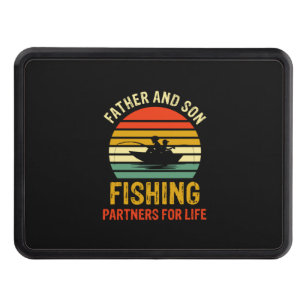 Grandfather Quotes Father And Son Fishing Partner Hitch Cover