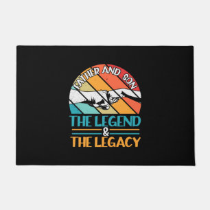 Grandfather Quotes Father And Son The Legend Doormat