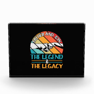 Grandfather Quotes Father And Son The Legend Photo Block
