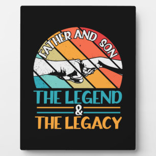 Grandfather Quotes Father And Son The Legend Plaque