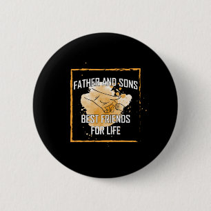Grandfather Quotes Father And Sons Best Friend Button