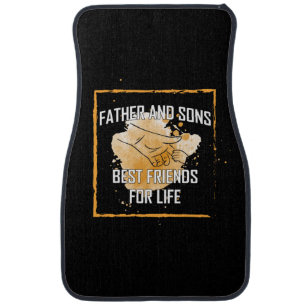 Grandfather Quotes Father And Sons Best Friend Car Floor Mat