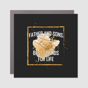 Grandfather Quotes Father And Sons Best Friend Car Magnet