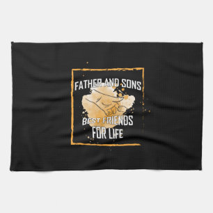 Grandfather Quotes   Father And Sons Best Friend Kitchen Towel