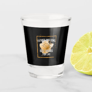Grandfather Quotes Father And Sons Best Friend Shot Glass