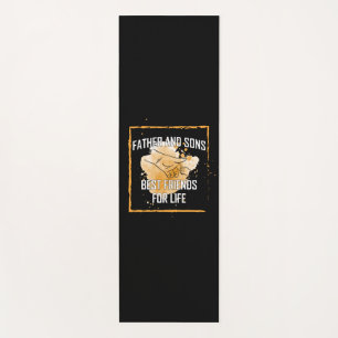 Grandfather Quotes Father And Sons Best Friend Yoga Mat