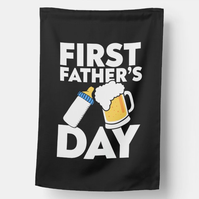 Grandfather Quotes | First Father's Day House Flag (Front)