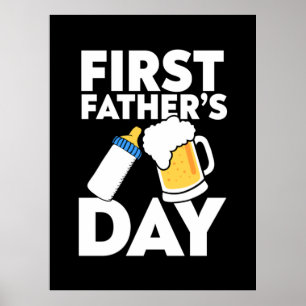 Grandfather Quotes First Father's Day Poster