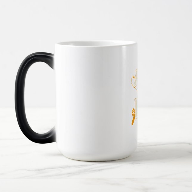 Grandfather Quotes | Fishing Cool Dad Color Morph Mug (Left)