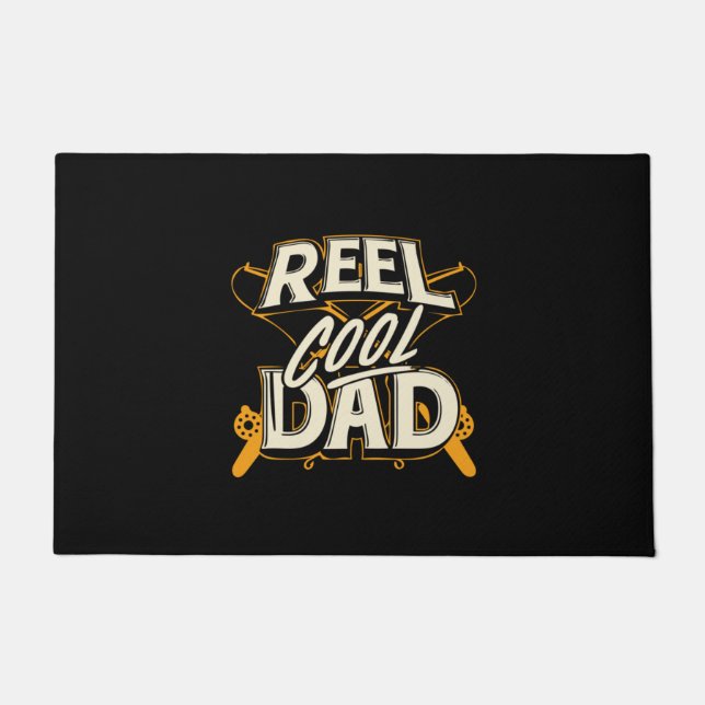 Grandfather Quotes | Fishing Cool Dad Doormat (Front)