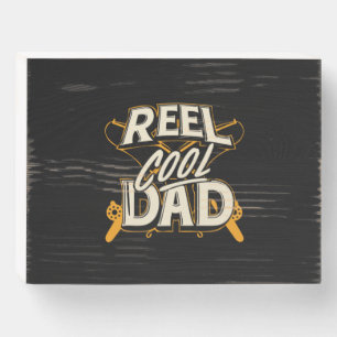 Grandfather Quotes Fishing Cool Dad Wooden Box Sign