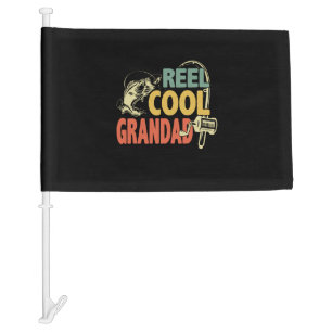 Grandfather Quotes   Fishing Cool Grandad Car Flag