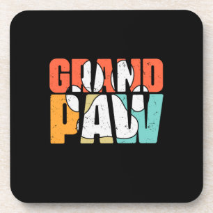 Grandfather Quotes   Grandpaw Dog Beverage Coaster