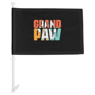 Grandfather Quotes   Grandpaw Dog Car Flag