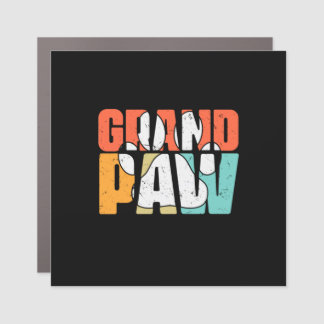 Grandfather Quotes | Grandpaw Dog Car Magnet