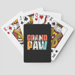 Grandfather Quotes   Grandpaw Dog Poker Cards