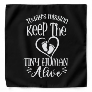 Grandfather Quotes   Keep The Tiny Human Alive Bandana