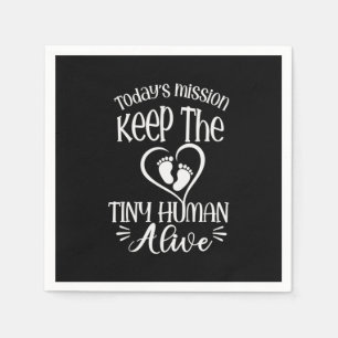 Grandfather Quotes   Keep The Tiny Human Alive Napkins