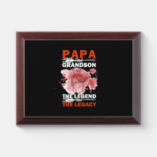 Grandfather Quotes Papa And Grandson Award Plaque