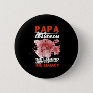 Grandfather Quotes Papa And Grandson Button