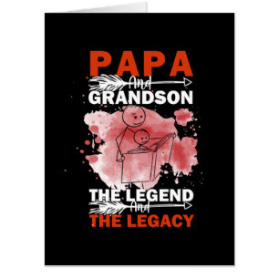Grandfather Quotes   Papa And Grandson Card