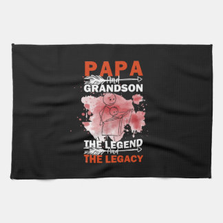 Grandfather Quotes | Papa And Grandson Kitchen Towel