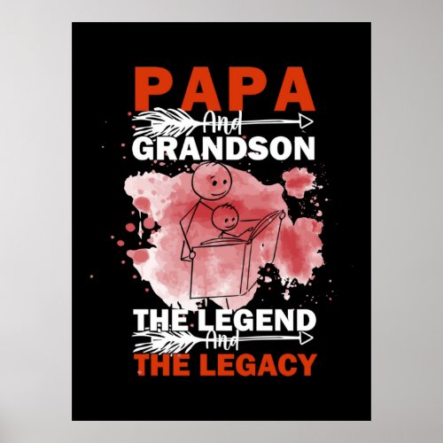 Grandfather Quotes  Papa And Grandson Poster