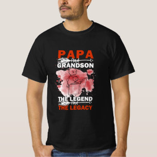 Grandfather Quotes   Papa And Grandson T-Shirt