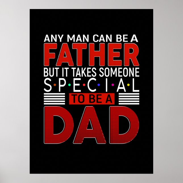 Grandfather Quotes | Someone Special To Be A Dad Poster (Front)