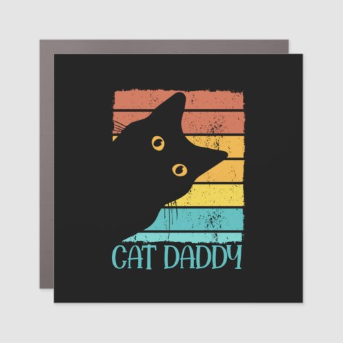 Grandfather Quotes  Vintage Cat Daddy Car Magnet