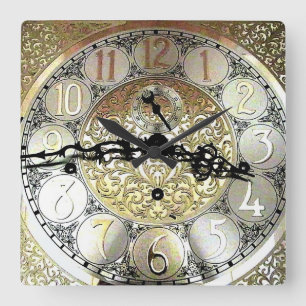 Grandfather Square Wall Clock