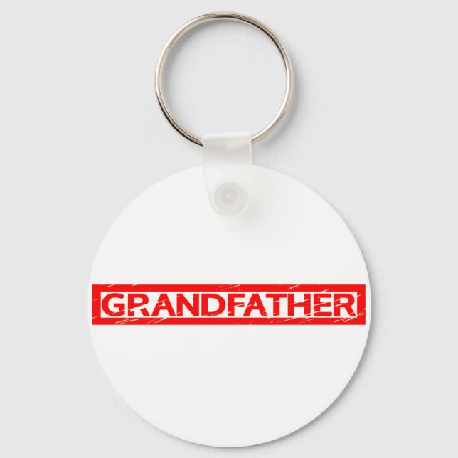 Grandfather Stamp Keychain (Front)