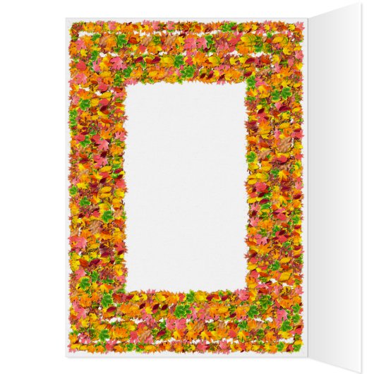 Grandfather Thanksgiving, fall leaves (Inside (Left))