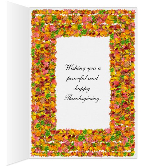 Grandfather Thanksgiving, fall leaves (Inside (Right))