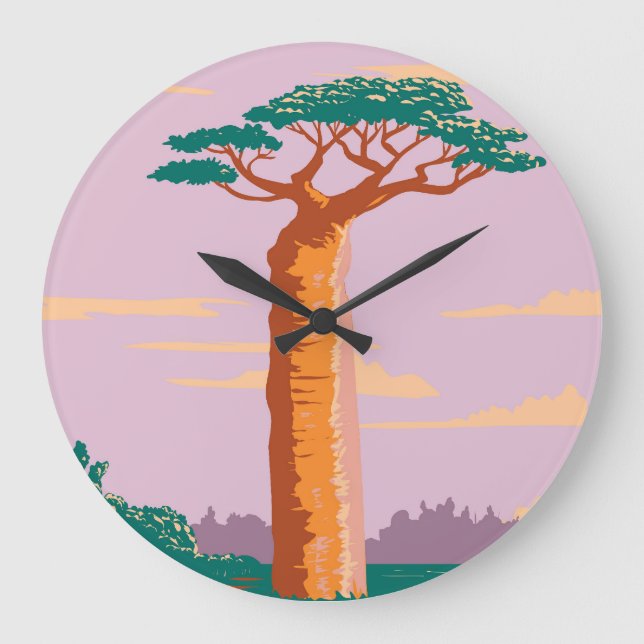 Grandidiers Baobab Large Clock (Front)