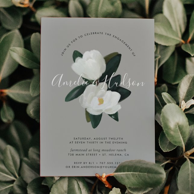 Grandiflora Engagement Party Invitation (Creator Uploaded)