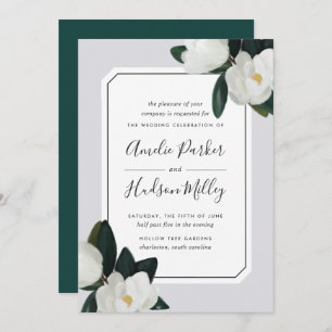 Grandiflora Wedding Invitation