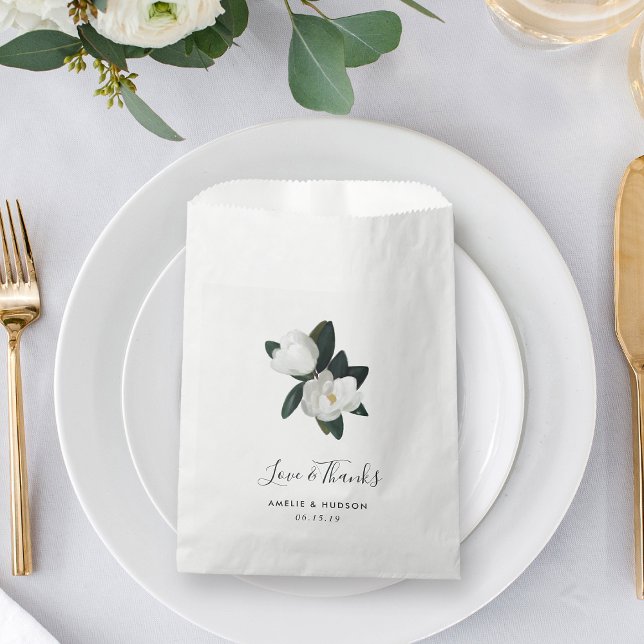 Grandiflora Wedding Thank You Favor Bag (Creator Uploaded)
