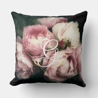 Grandiose Peonies Throw Pillow