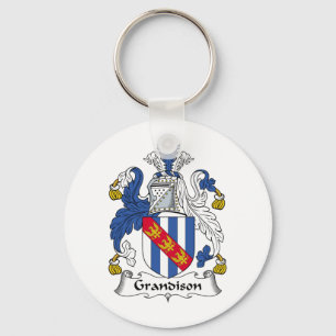 Grandison Family Crest Keychain