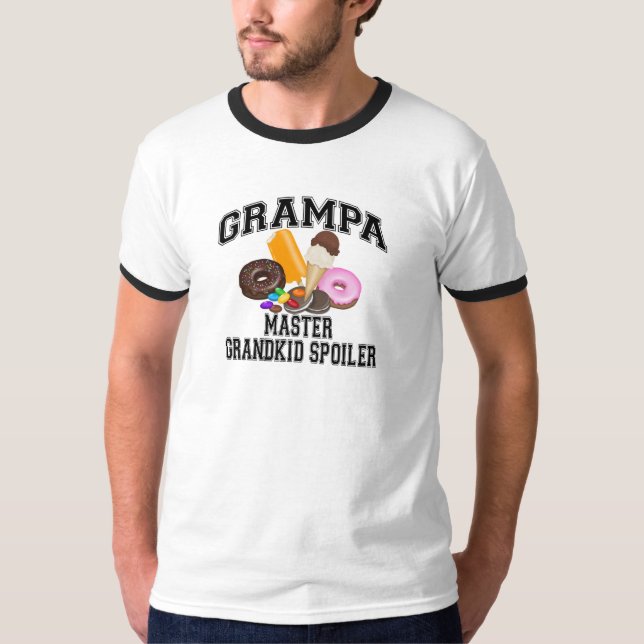 Grandkid Spoiler Grampa T-Shirt (Front)