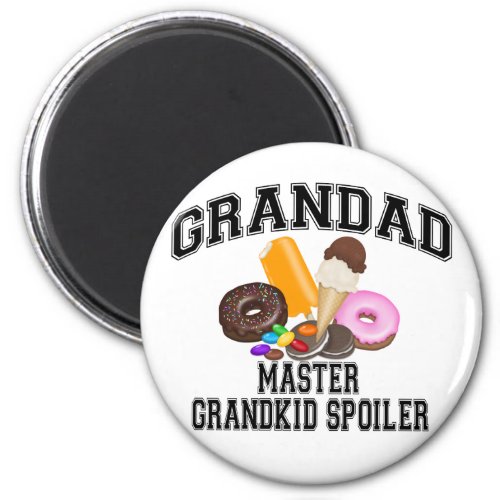 Grandkid Spoiler Grandad Magnet