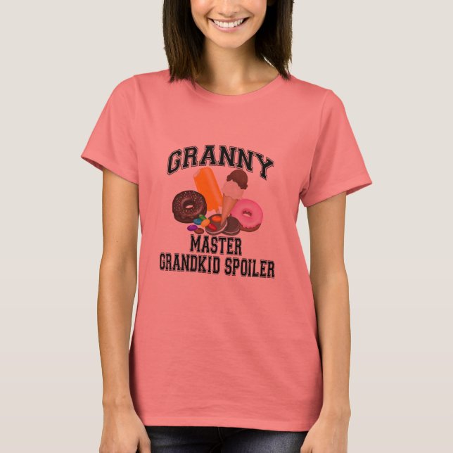 Grandkid Spoiler Granny T-Shirt (Front)