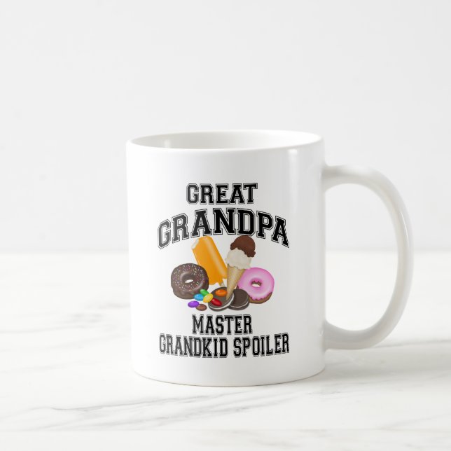 Grandkid Spoiler Great Grandpa Coffee Mug (Right)