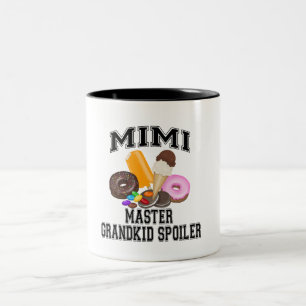 Grandkid Spoiler Mimi Two-Tone Coffee Mug